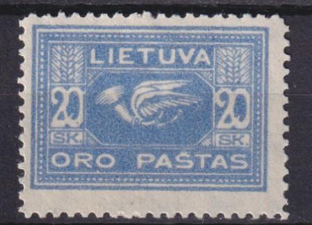 Lietuva 1921 Mi 102x vertikalus korys