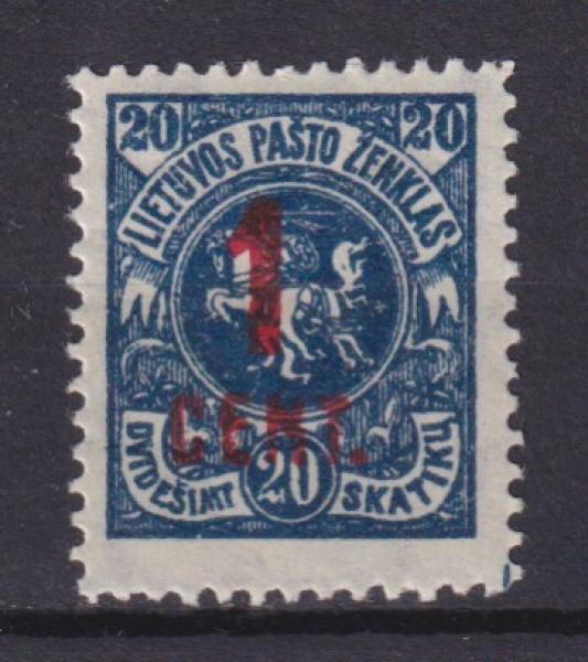 Lietuva 1922 Mi 144 horizontalus korys, MH