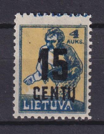 Lietuva 1922 Mi 169 MNH