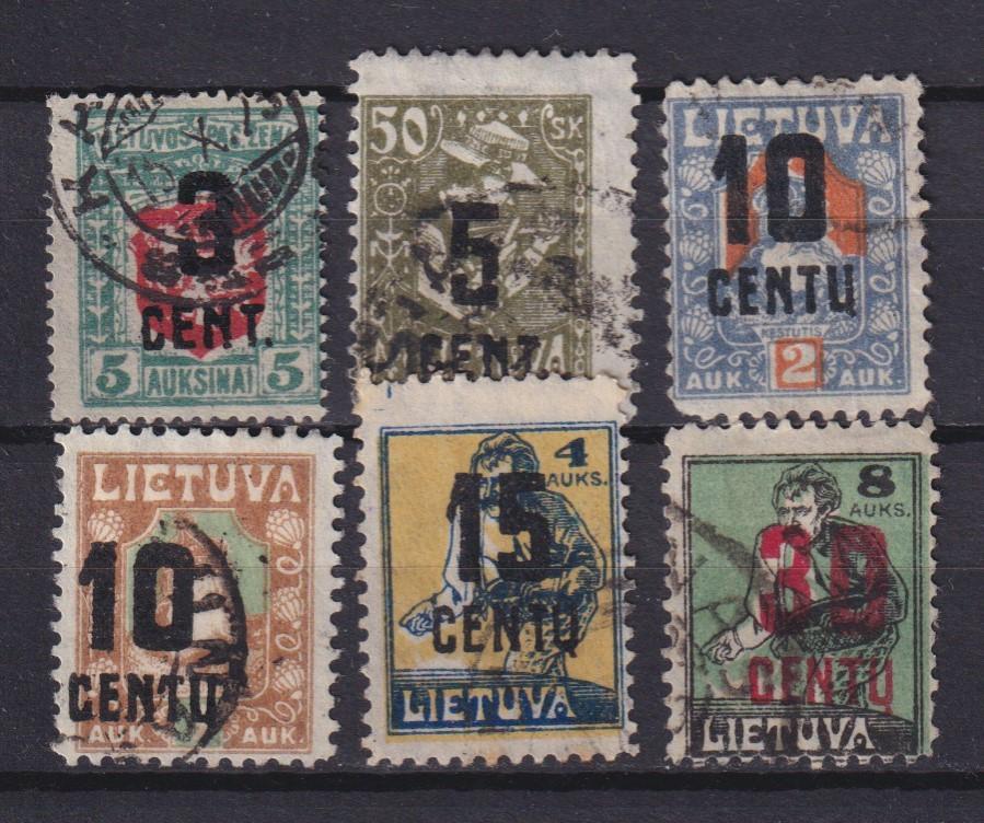 Lietuva 1922 antsp. 6 vnt.