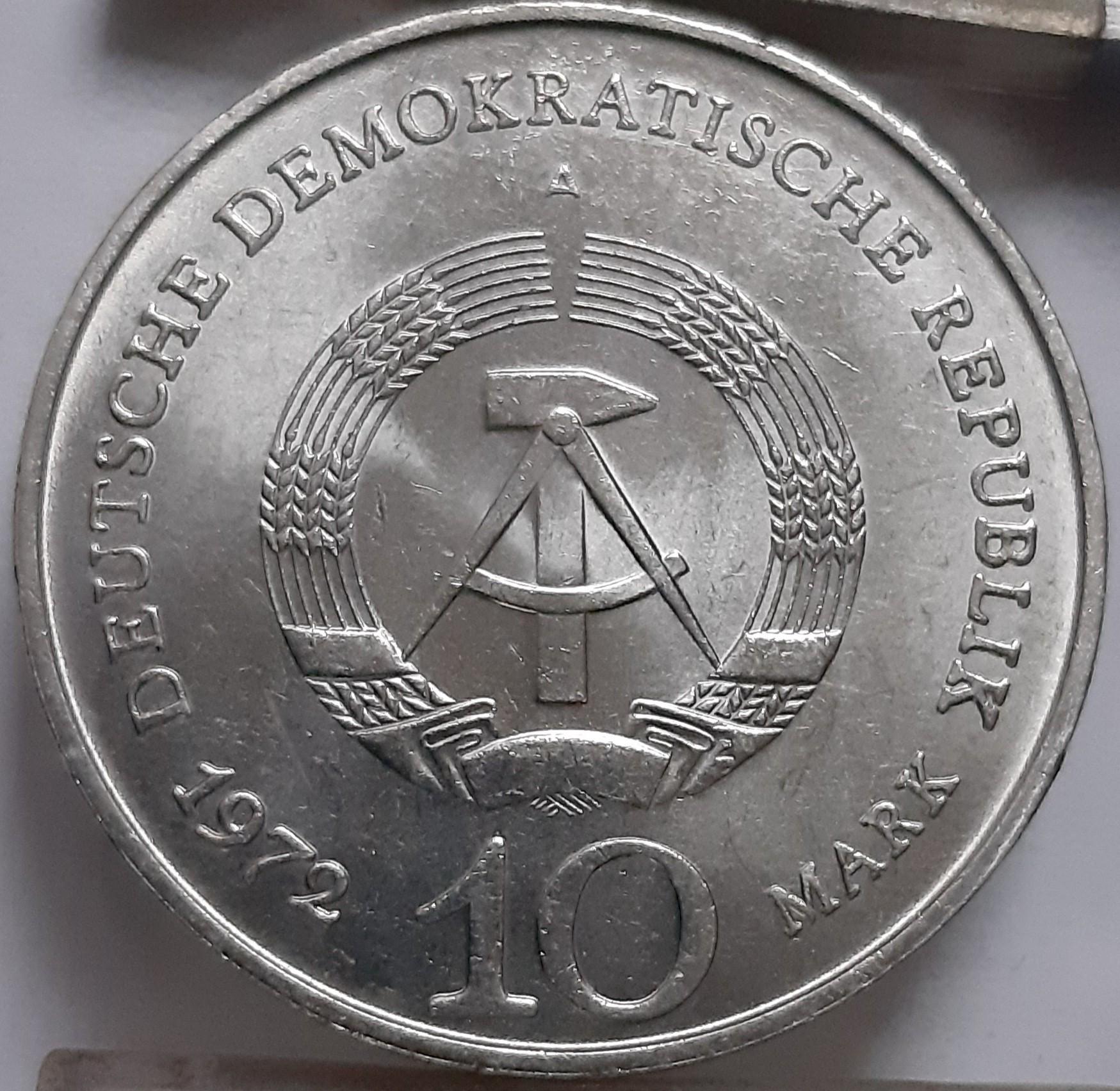 Vokietija 10 Markiu 1972 KM#38 Proginė (6195)