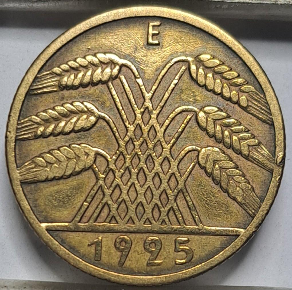 Vokietija 10 reichspfenigų E 1925 KM#40 (6553)