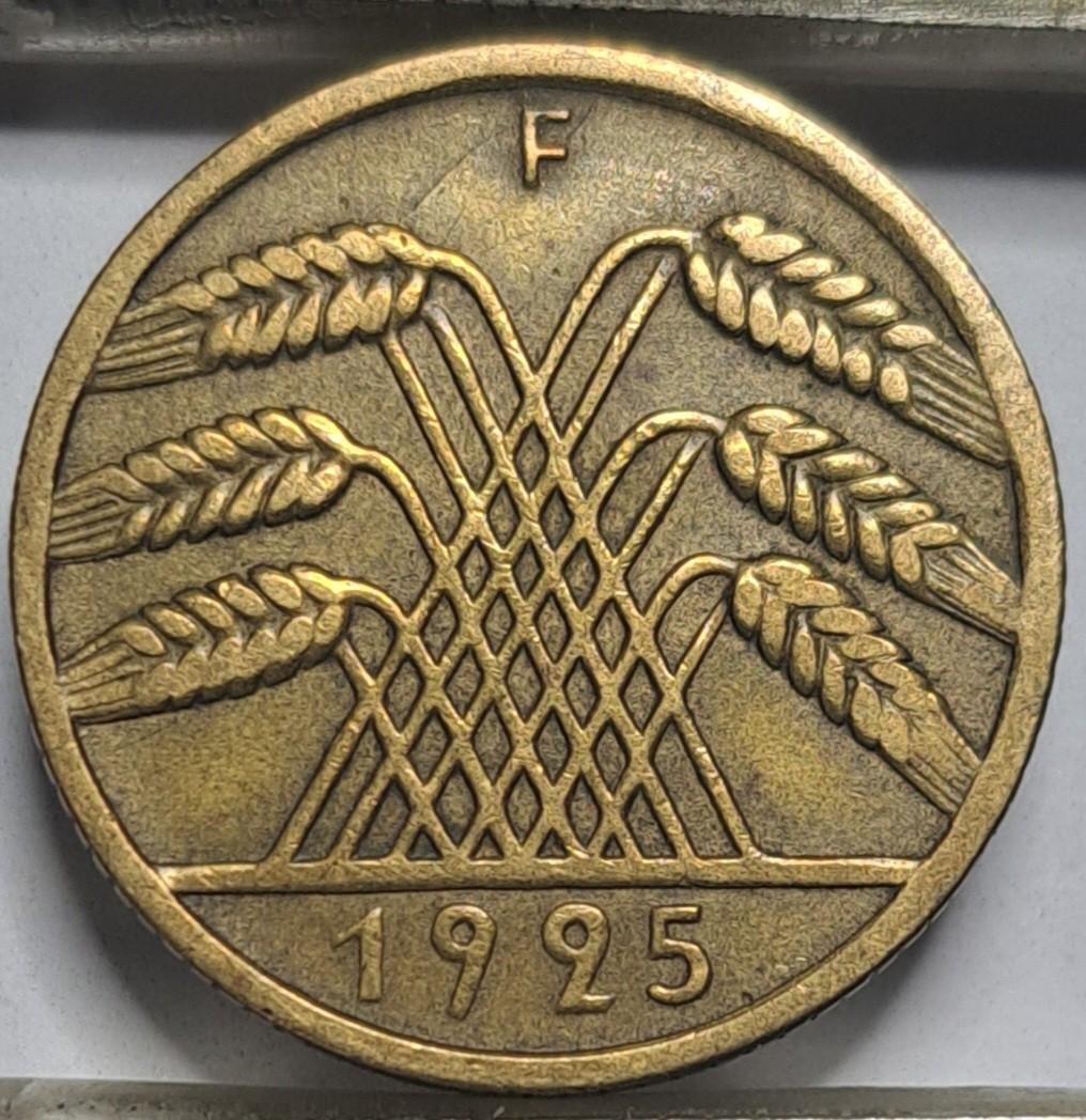 Vokietija 10 reichspfenigų F 1925 KM#40 (6554)