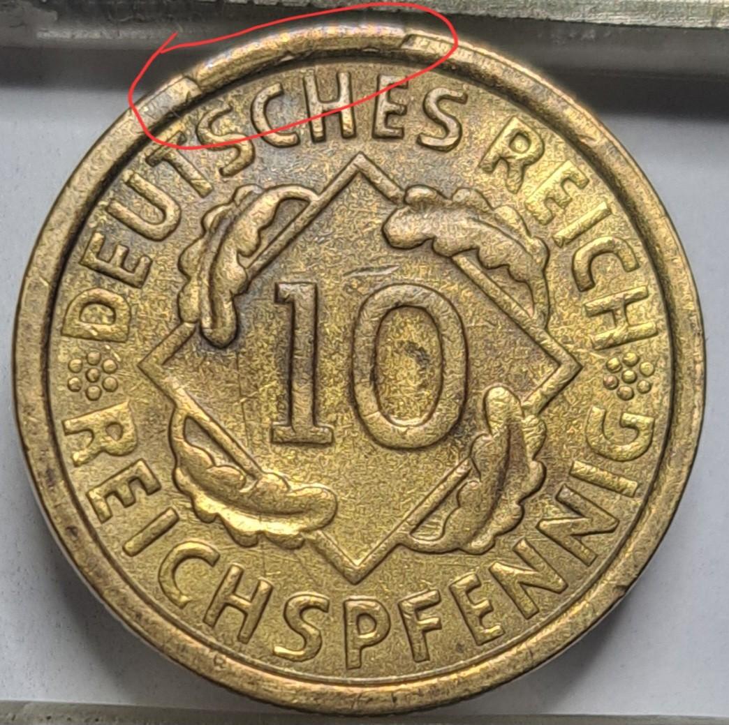 Vokietija 10 reichspfenigų G 1925 KM#40 (6555)