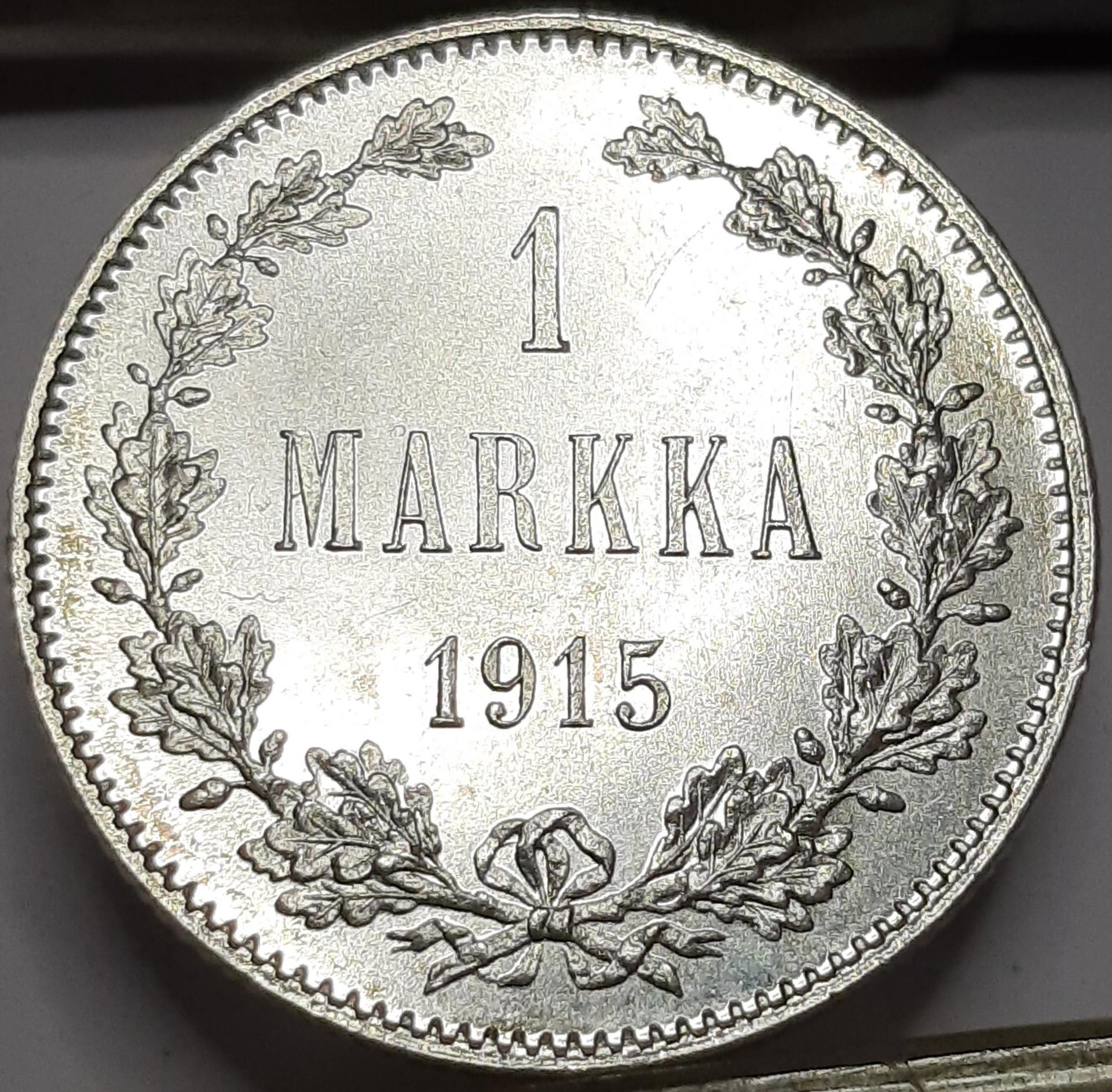 Suomija 1 Markė 1915 KM#3.2 (6623
