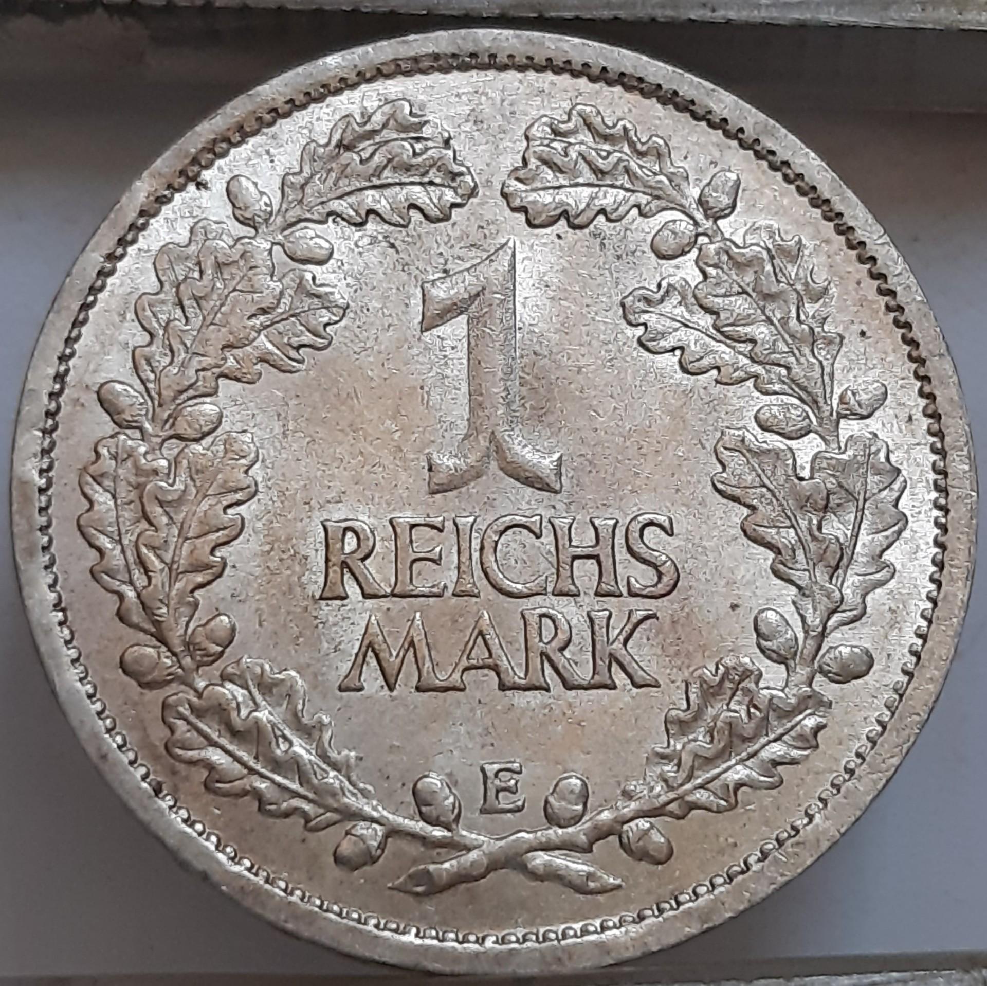 Vokietija 1 Reichsmarkė E 1925 KM#44 (6812)