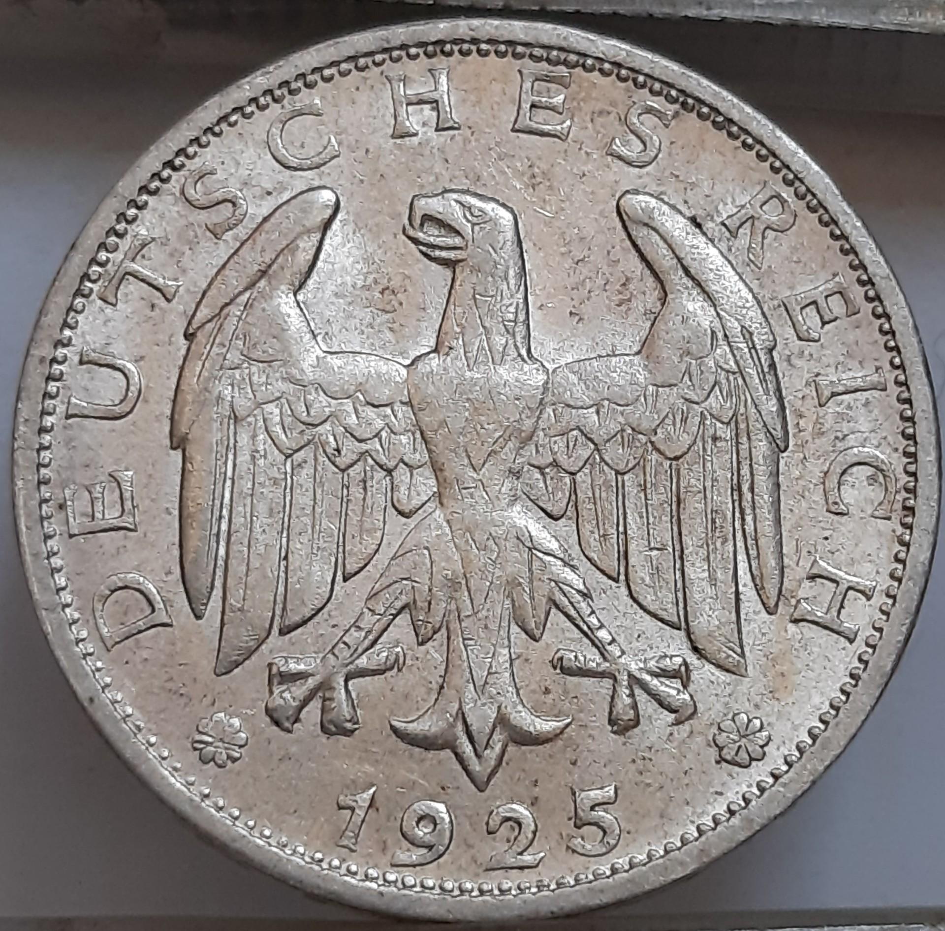 Vokietija 1 Reichsmarkė E 1925 KM#44 (6812)