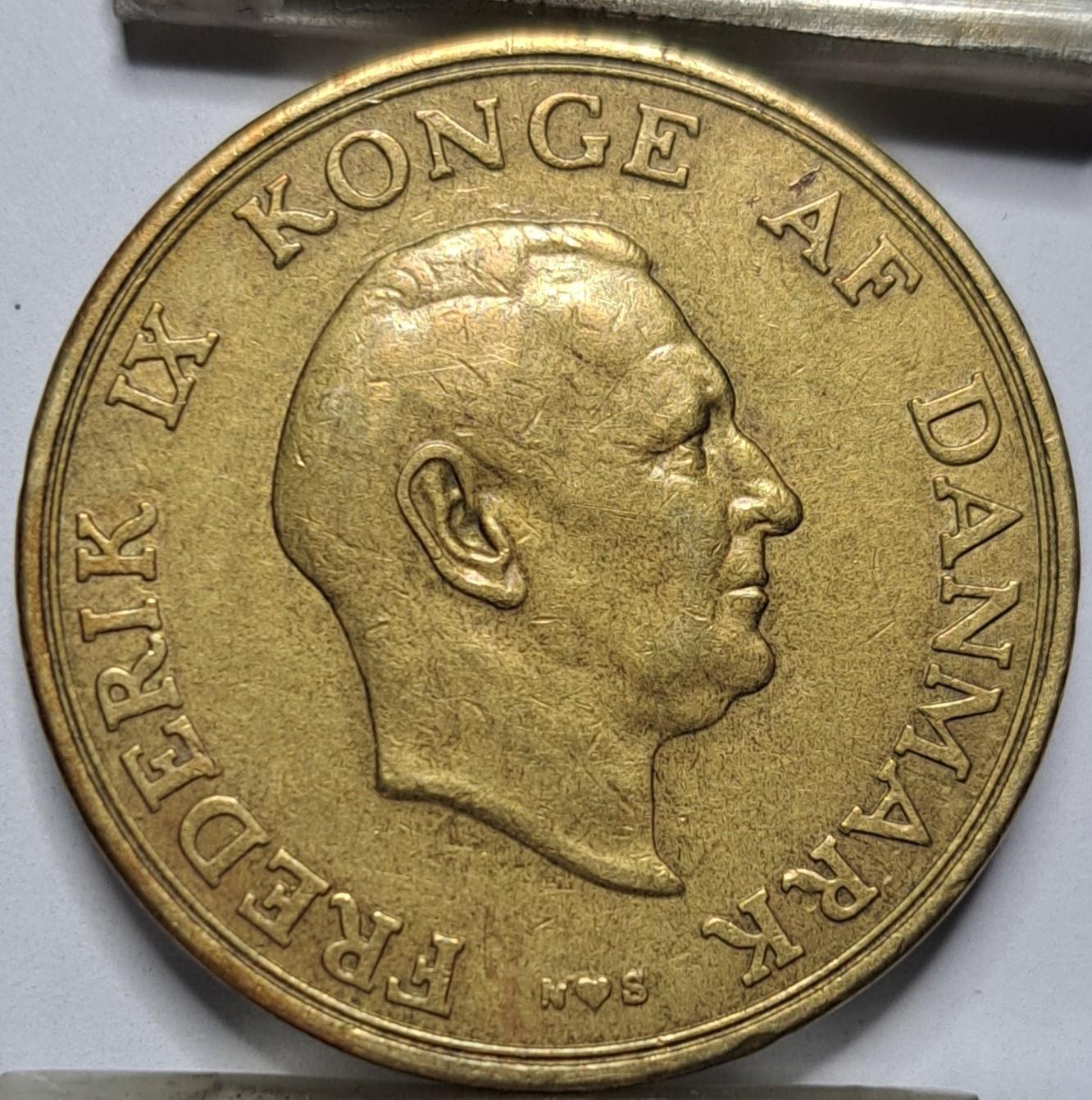 Danija 2 Kronos 1952 KM#838 (6687)