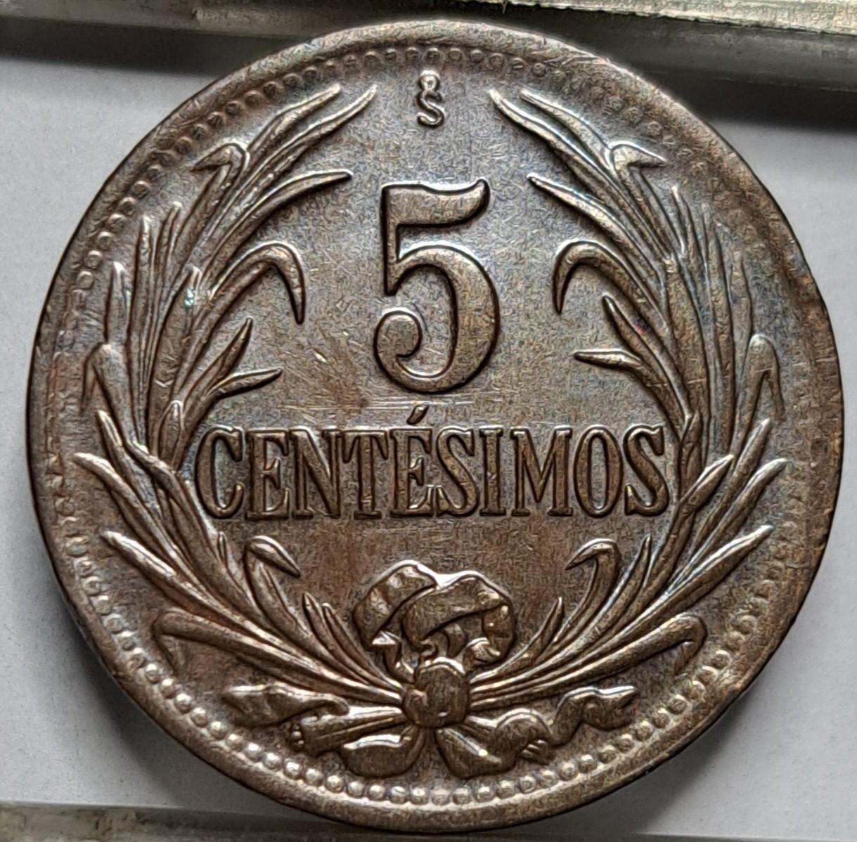 Urugvajus 5 Sentesimai 1948 KM#21a (6658)