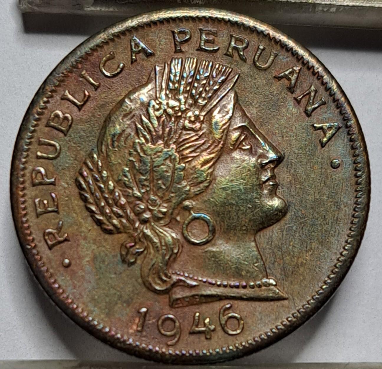 Peru 20 Sentavu 1946 KM#221 (6654)
