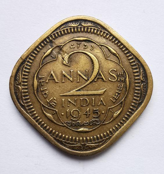 Indija 2 anna 1945