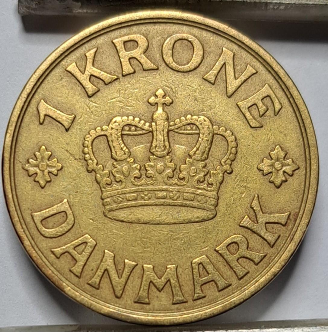 Danija 1 Krona 1939 KM#824 (6821)