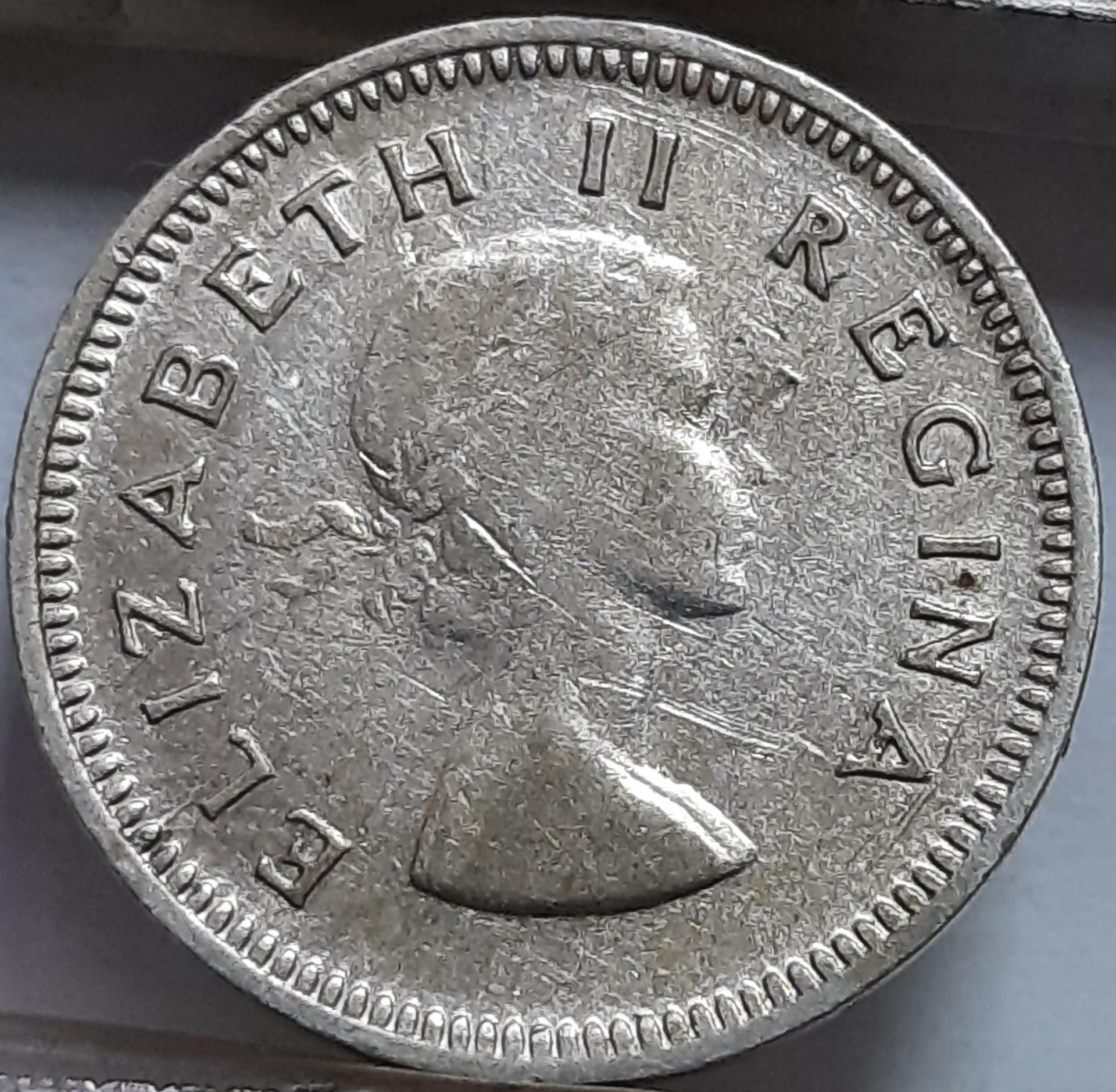 Pietų Afrika 3 Pensai 1956 KM#47 (6611)