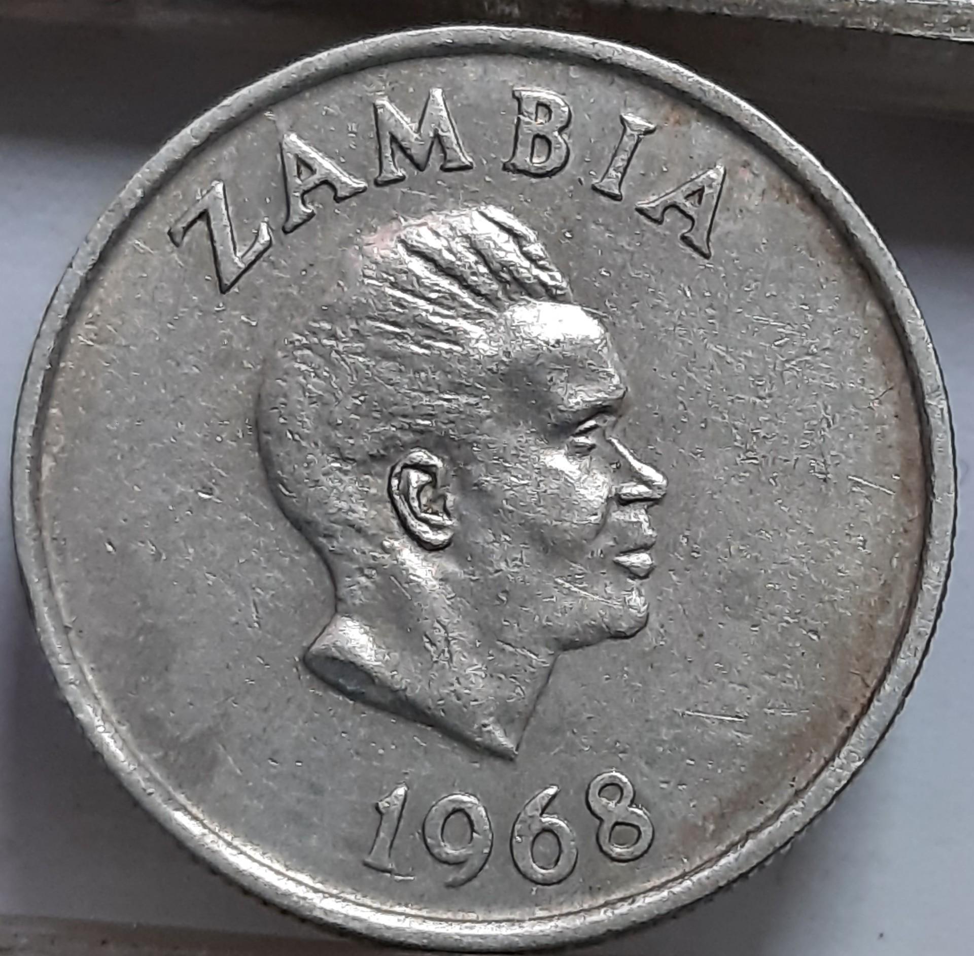 Zambija 5 Ngvės 1968 KM#11 (6592)