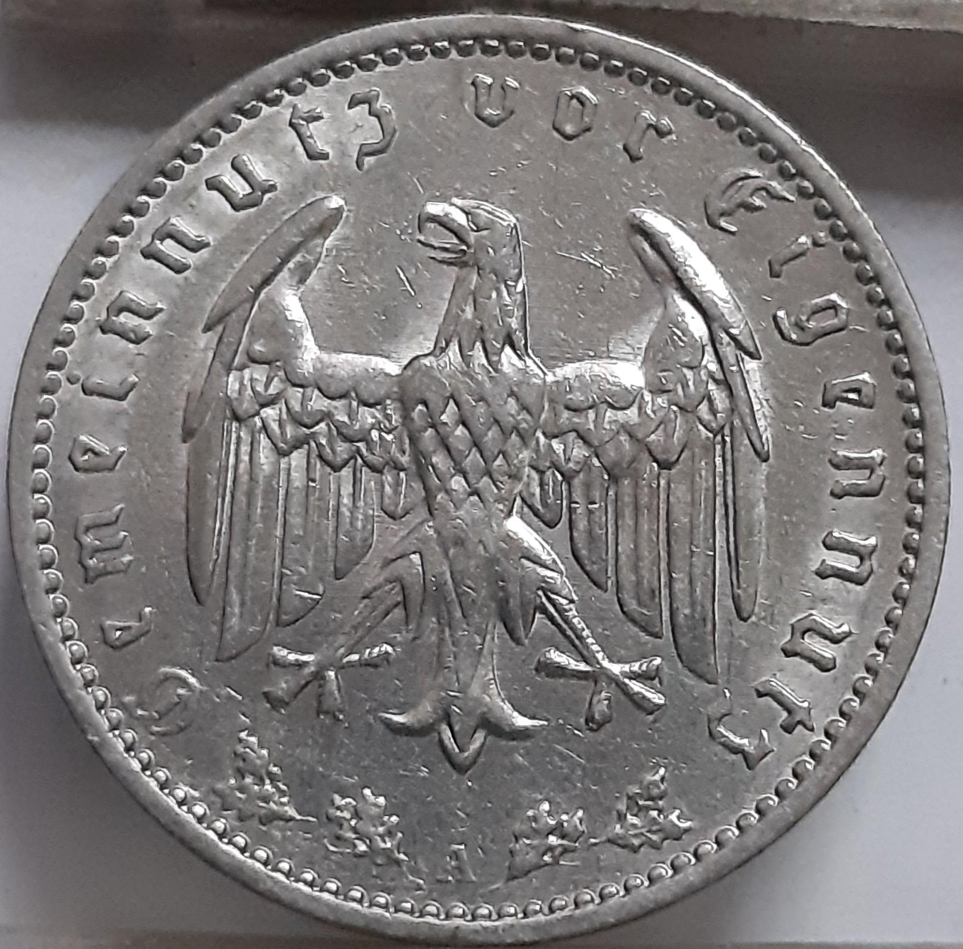 Trečiasis Reichas 1 reichsmarkė 1934 (6851)