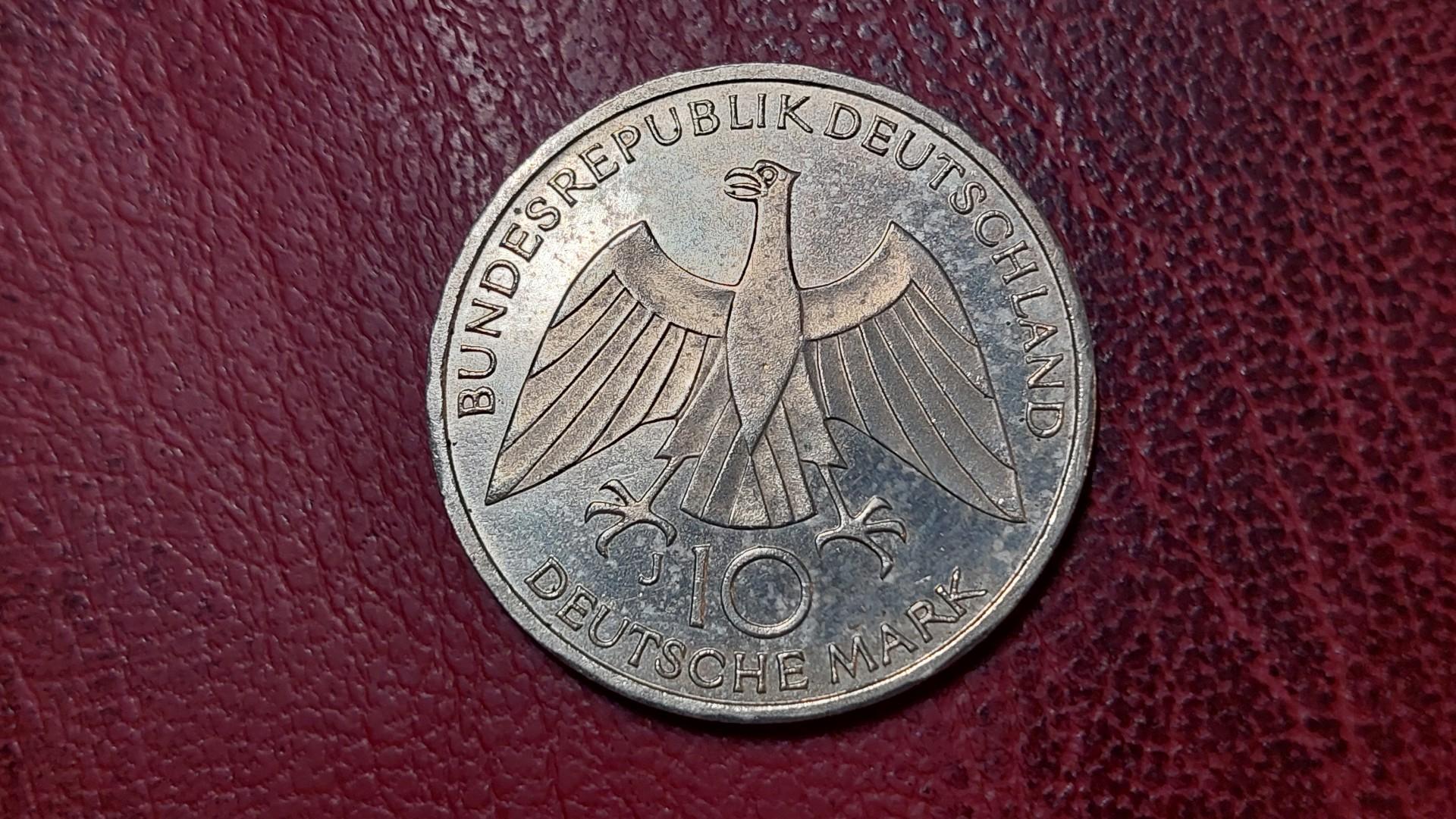 Vokietija 10 markių, 1972J KM# 131 AG Miunchenas