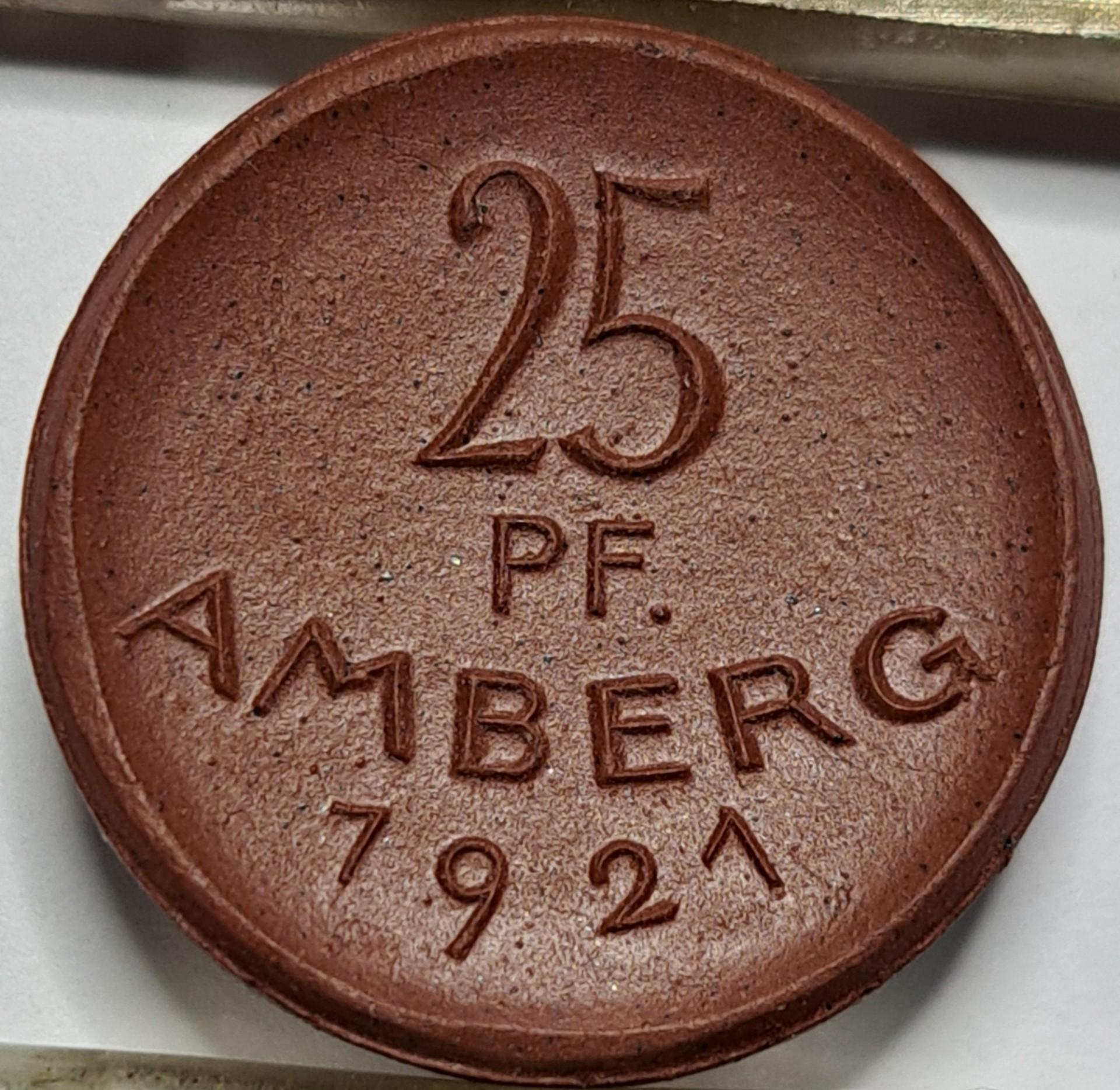 Ambergas 25 pfenigai 1921 N#35612 (6855)