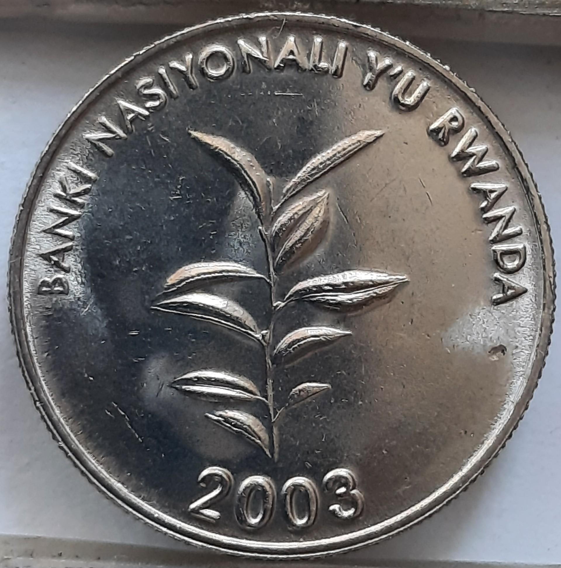 Ruanda 20 Franku 2003 KM#25 (6880)