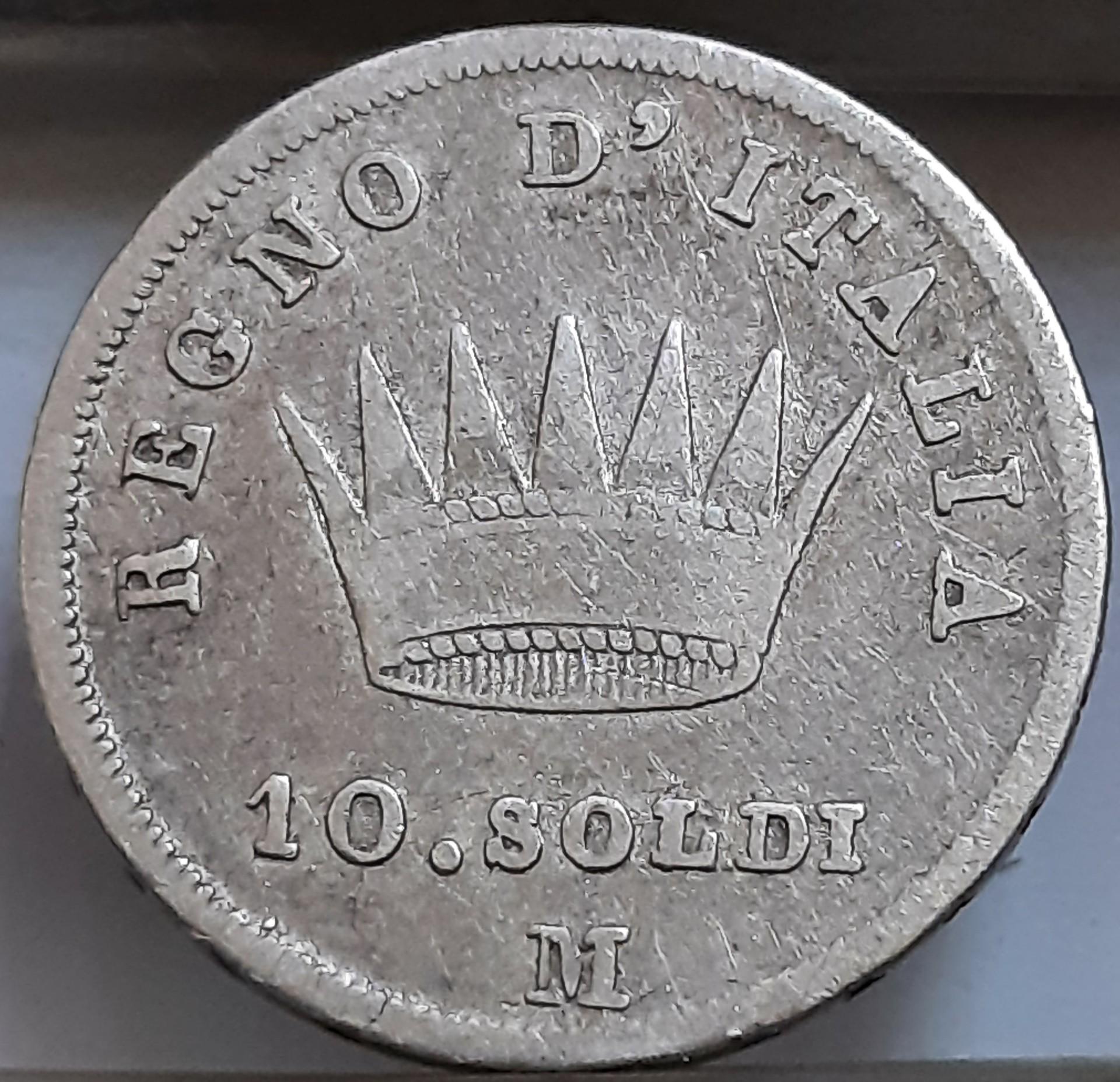 Italija 10 solių M 1811 C#6 (6967)