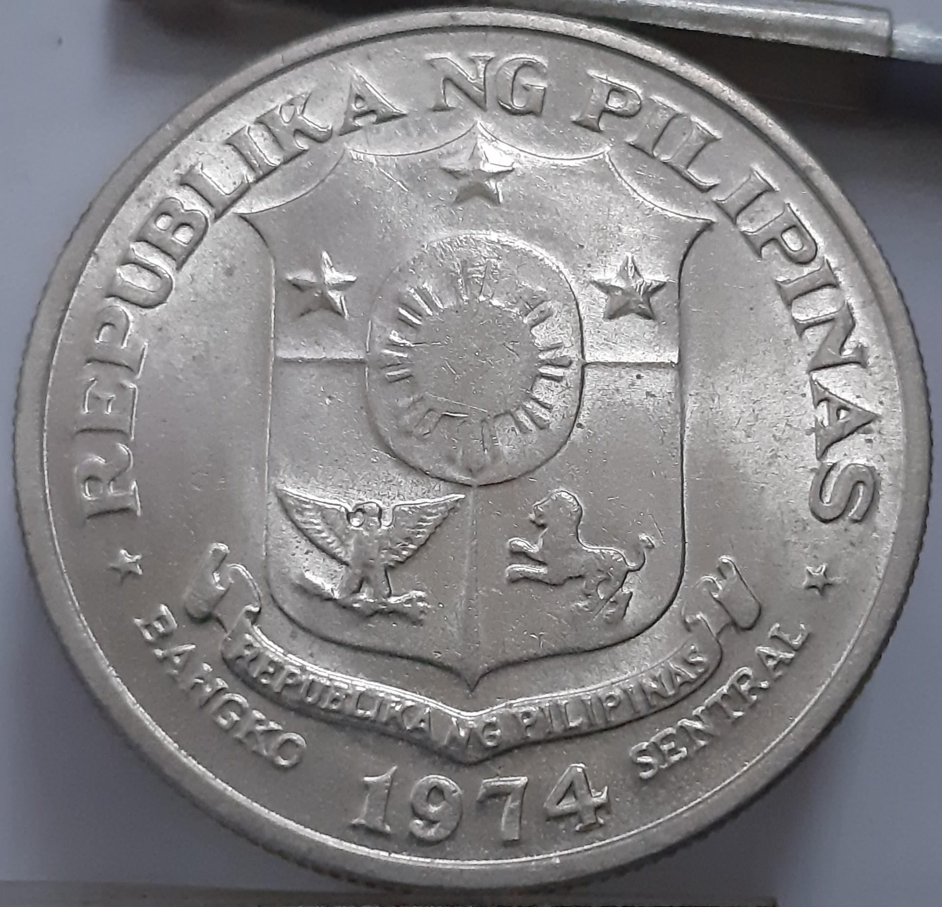 Filipinai 1 pesas 1974 KM#203 (6976)