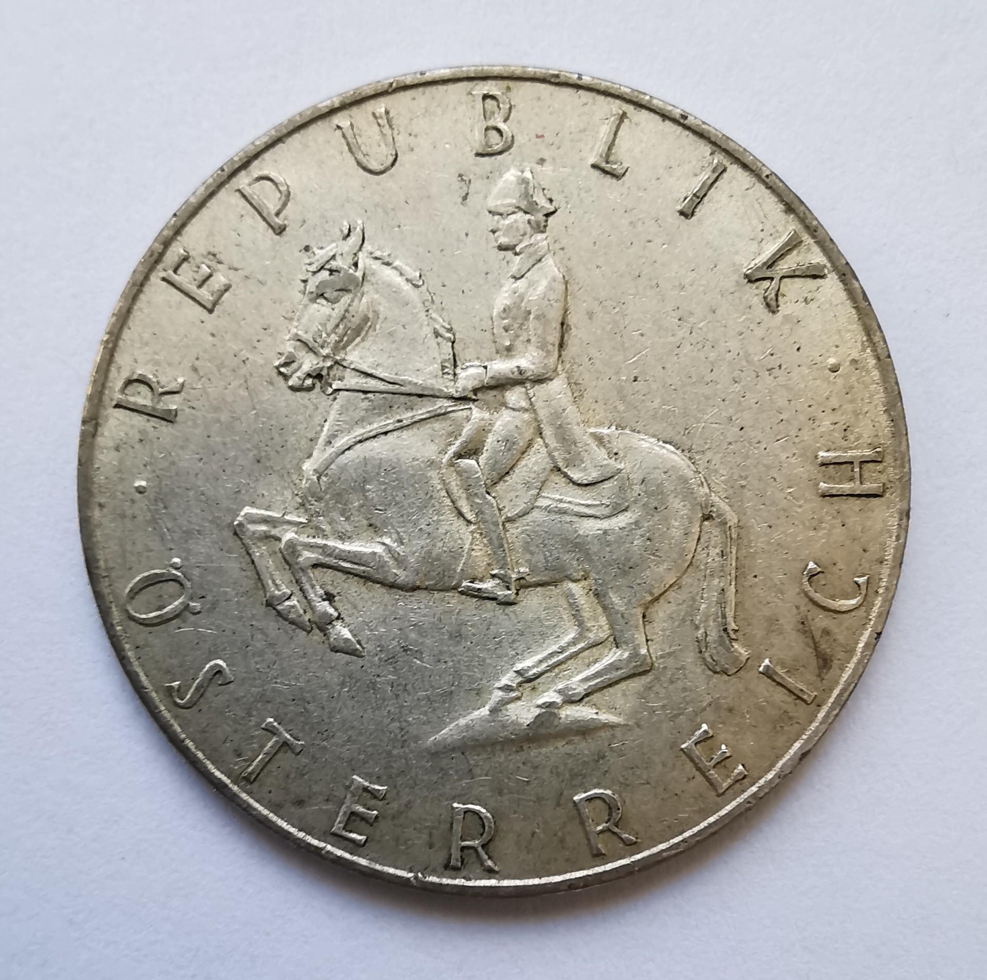 Austrija 5 šilingai 1961