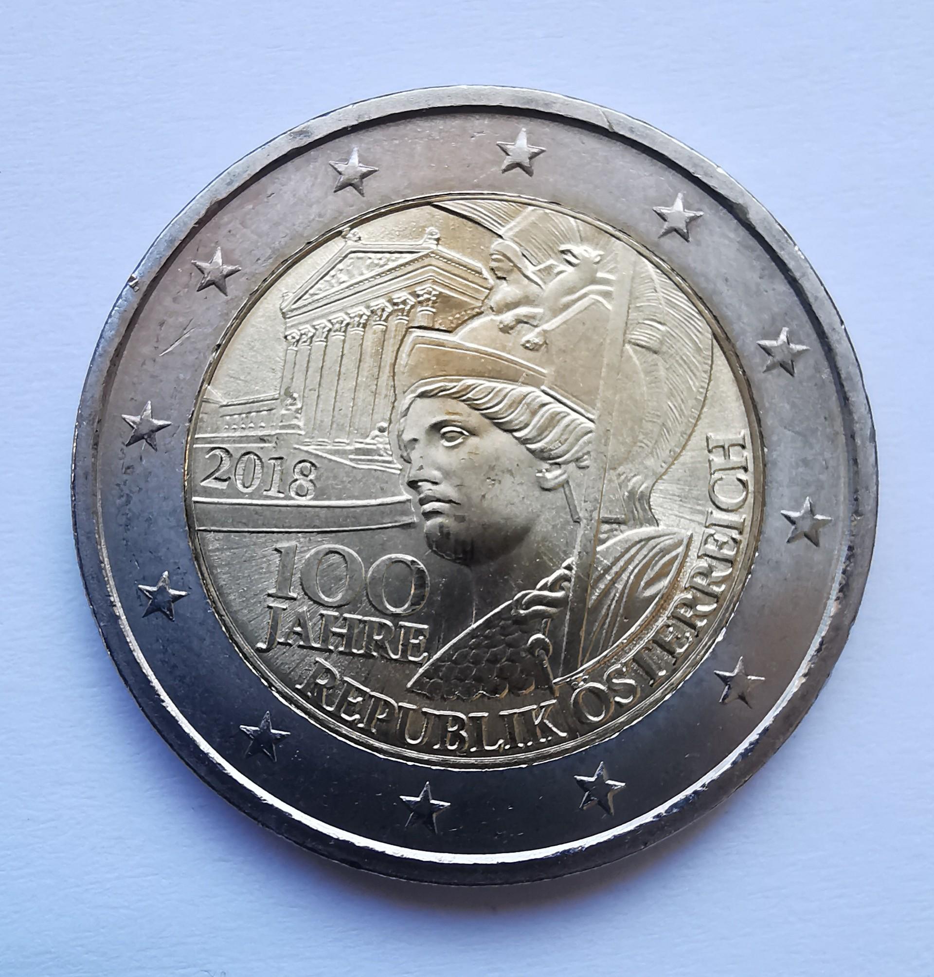 Austrija 2€ 2018