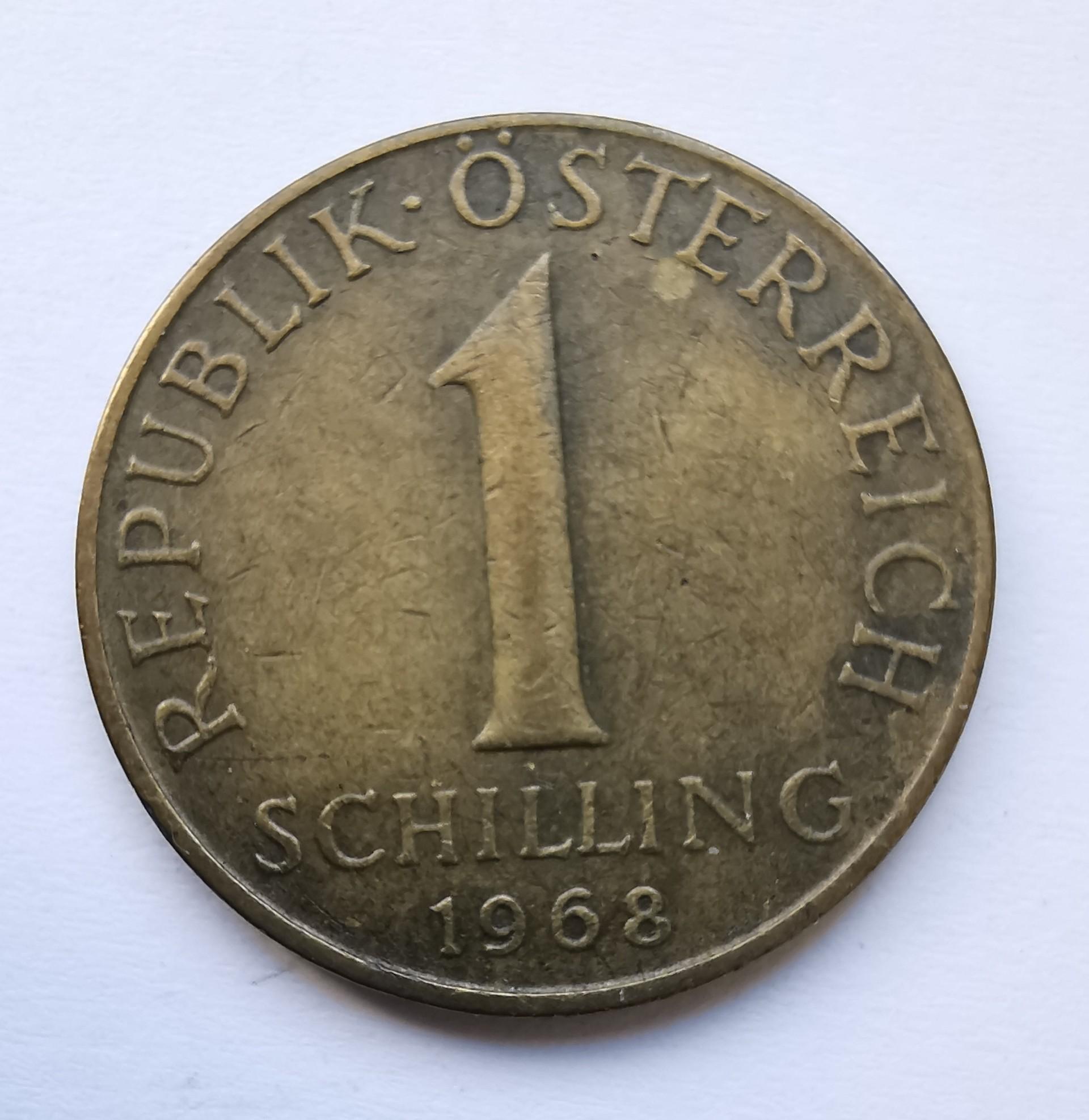 Austrija 50 gr - 1 šilingas 