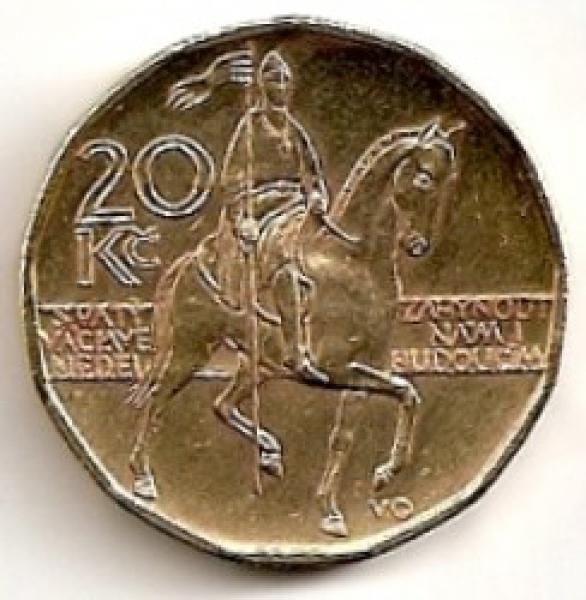 Čekija. 20 kronų ( 1999 ) XF