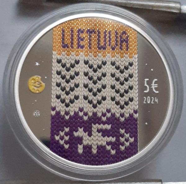 Lietuva 5 Eurai 2024 Proof UC#317 (7107)