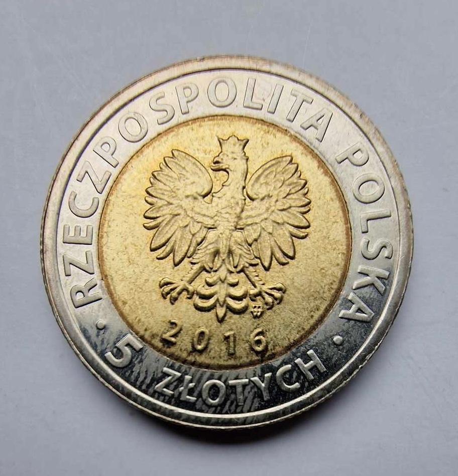 Lenkija 5 zlotai 2016