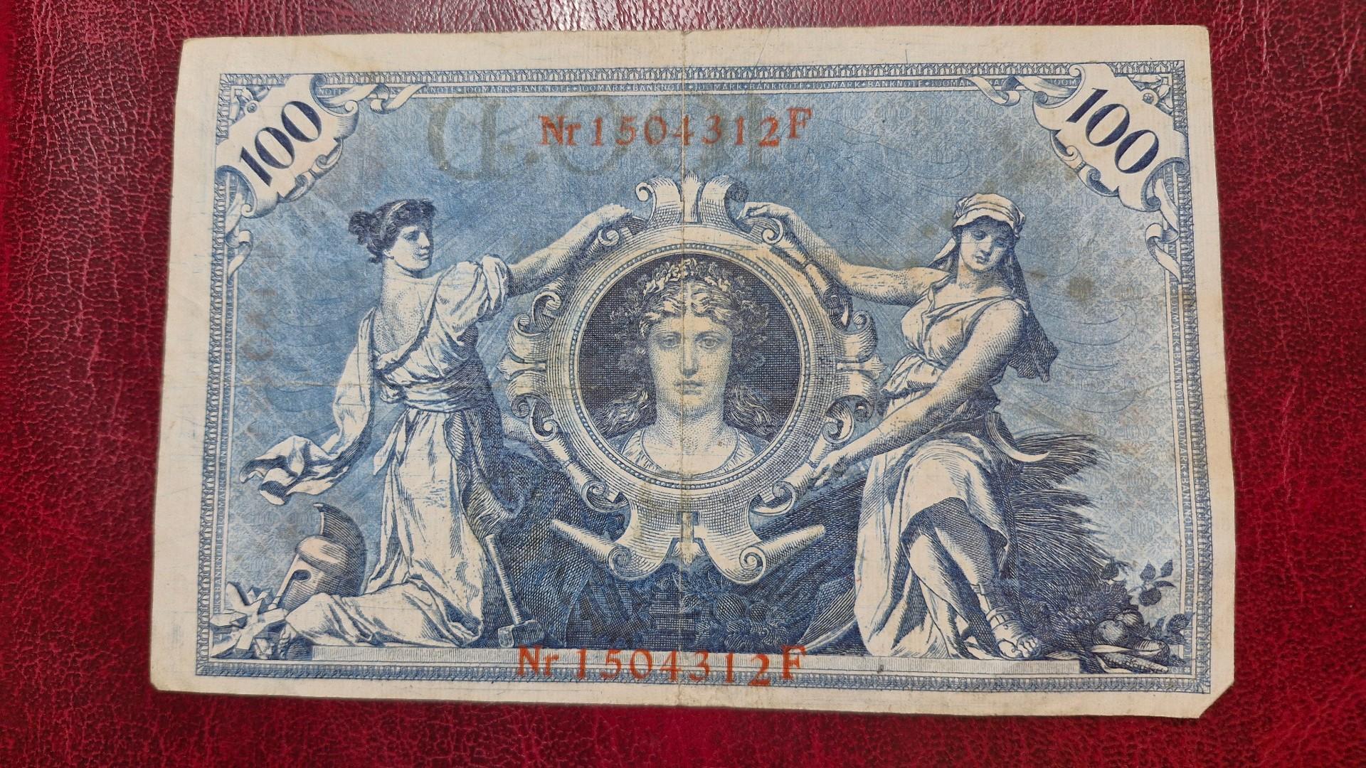 100 Mark 1908.02.07 Vokietija P-33a