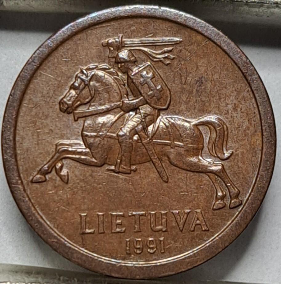 Lietuva 10 Centu 1991 KM#88 (7152)