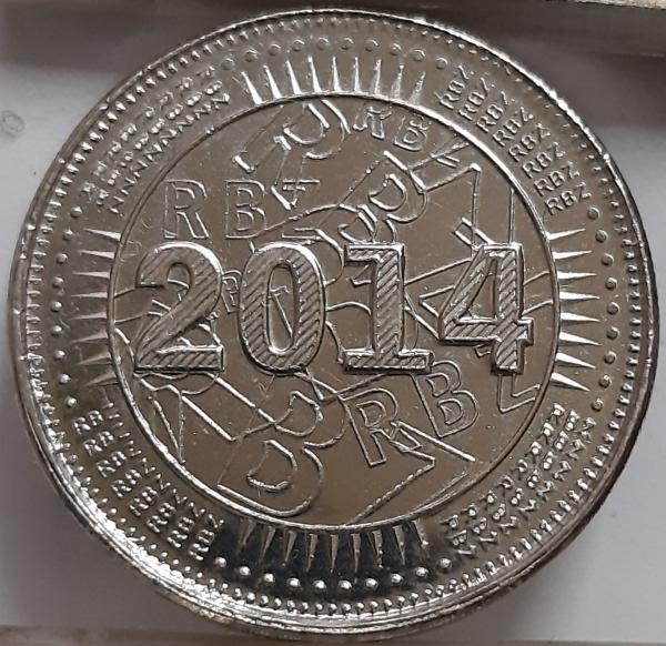 Zimbabvė 50 centų 2014 KM#20 (7233)