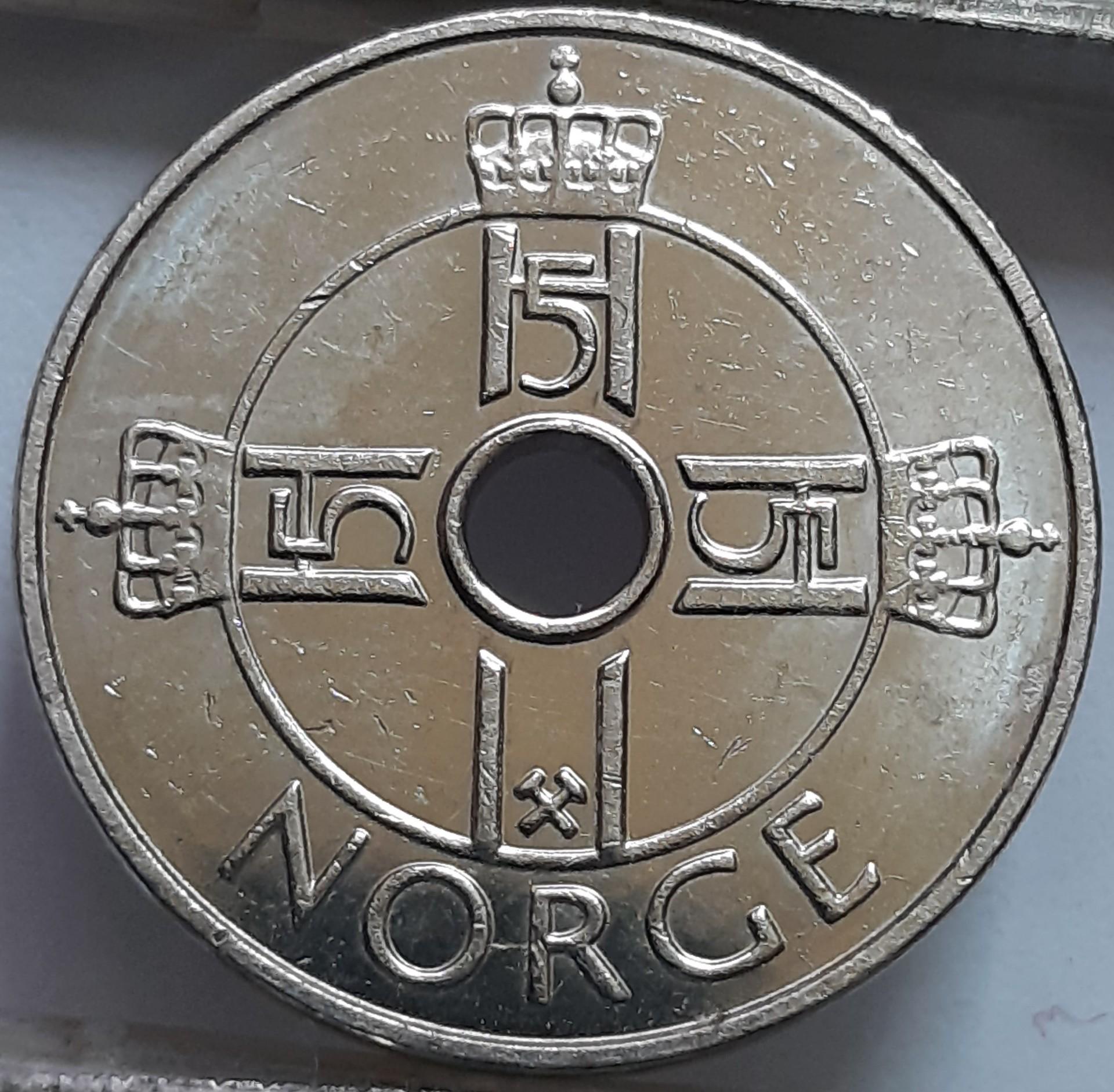 Norvegija 1 krona 2011 KM#462 (7245)