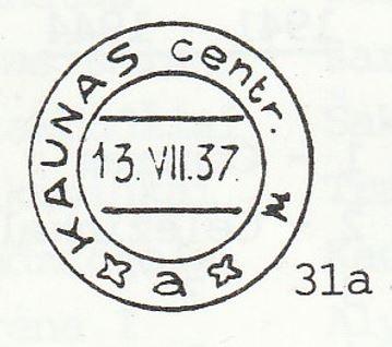 KAUNAS centr. a 1931.IX.23