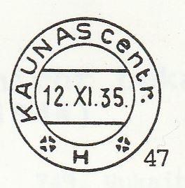 KAUNAS Centr. H 1938.IV.16