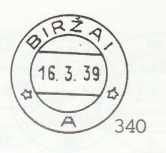 BIRŽAI A 1938.11.25