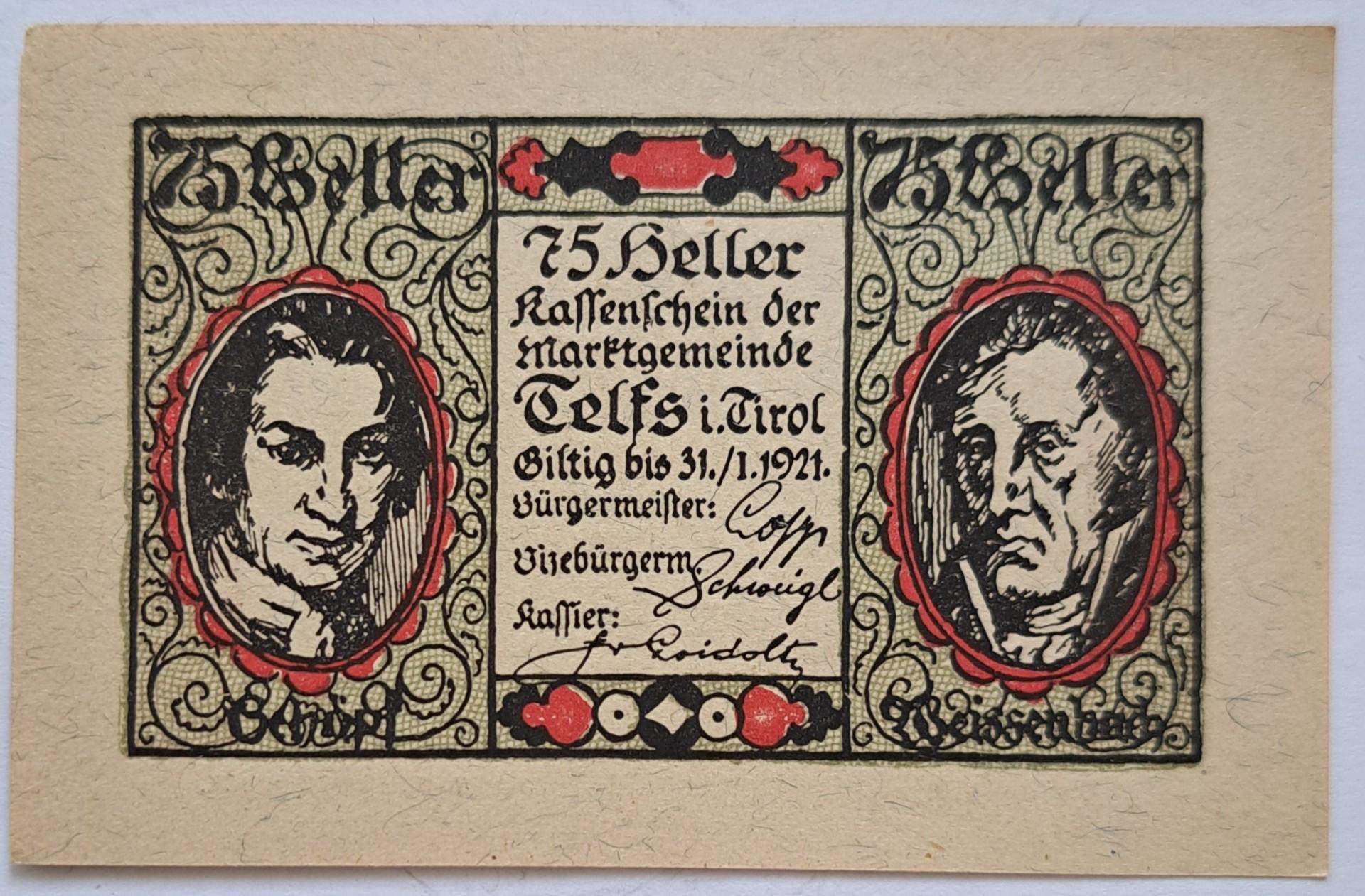 Austrija 75 heleriai 1918-1921 N#270611 (7253)