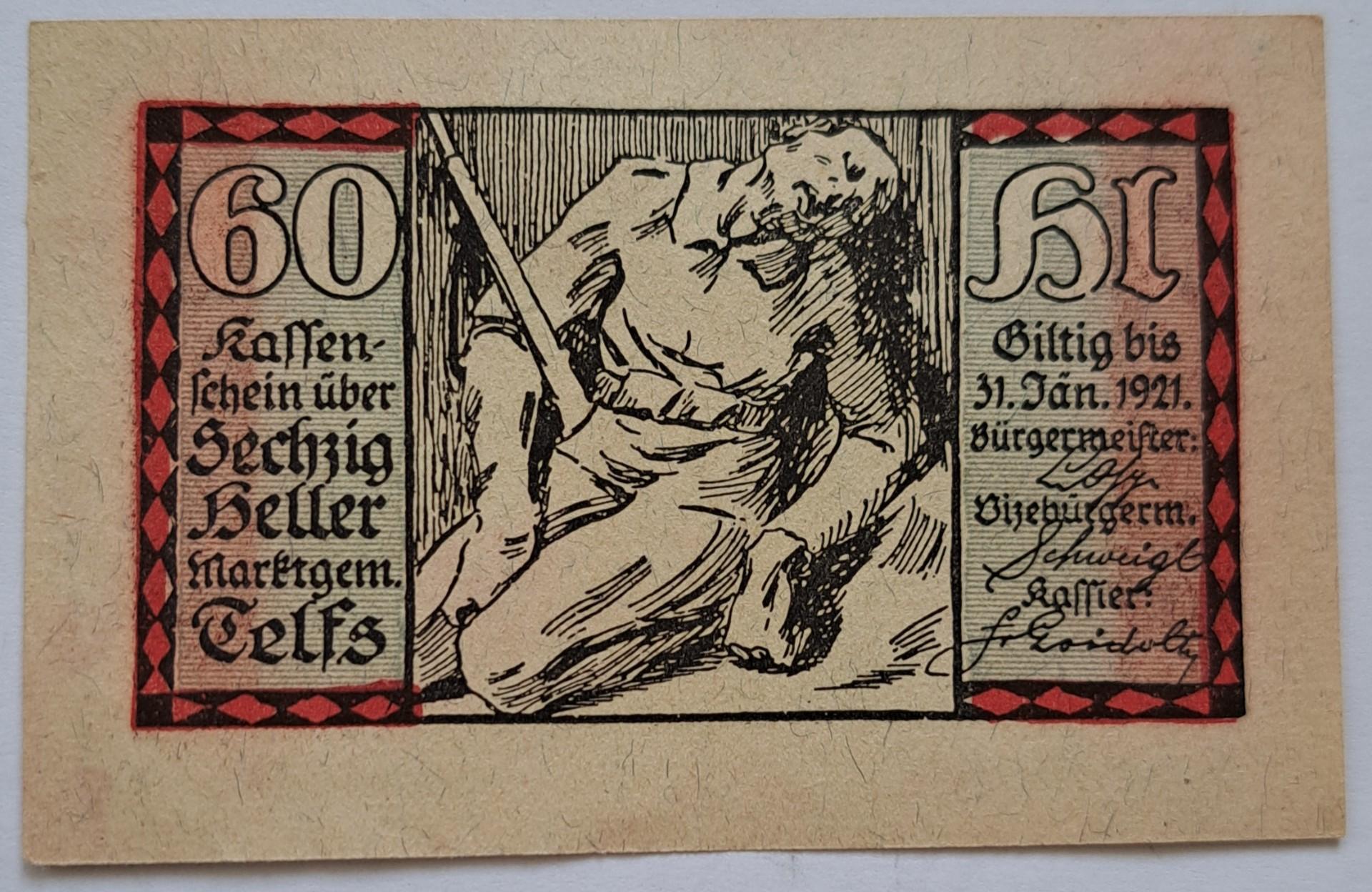 Austrija 60 helerių 1918-1921 N#270610 (7255)