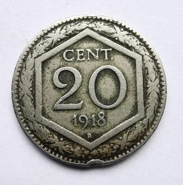 Italija 20 c 1918