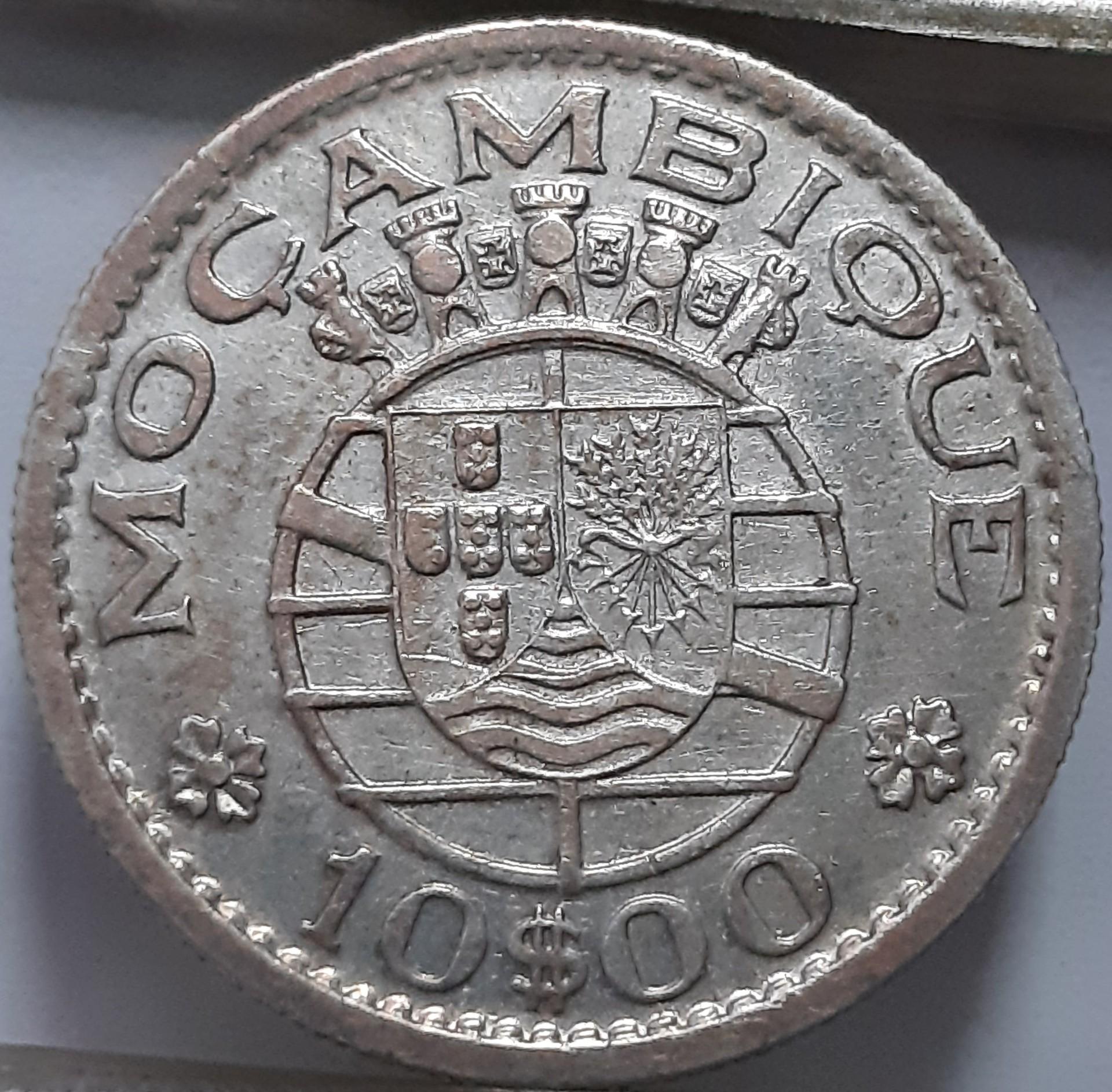 Mozambikas 10 eskudų 1952 KM#79 (7464)