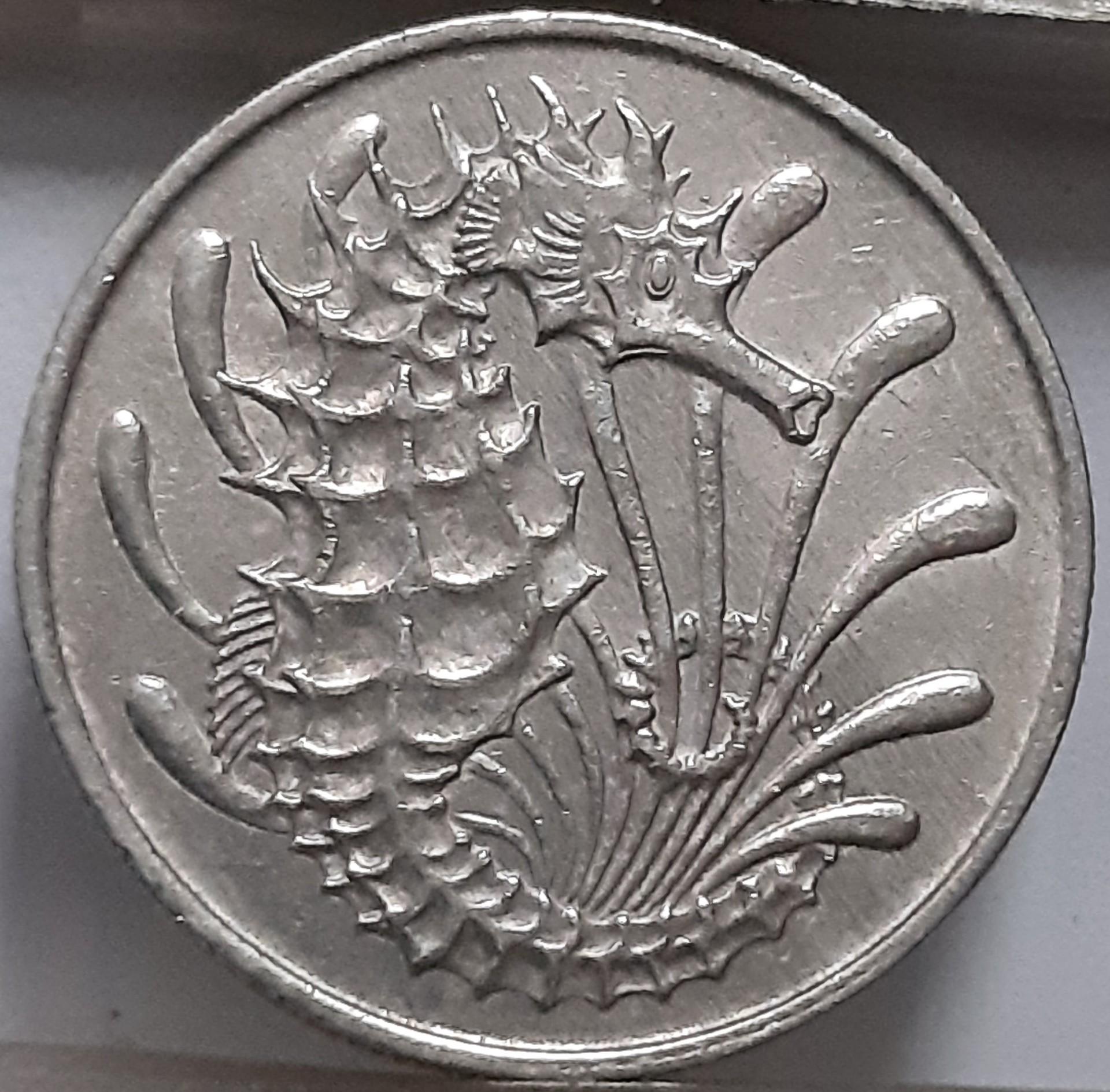 Singapūras 10 centų 1967 KM#3 (7379)