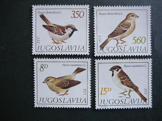 Jugoslavija 1982 Pauksciai Mnh