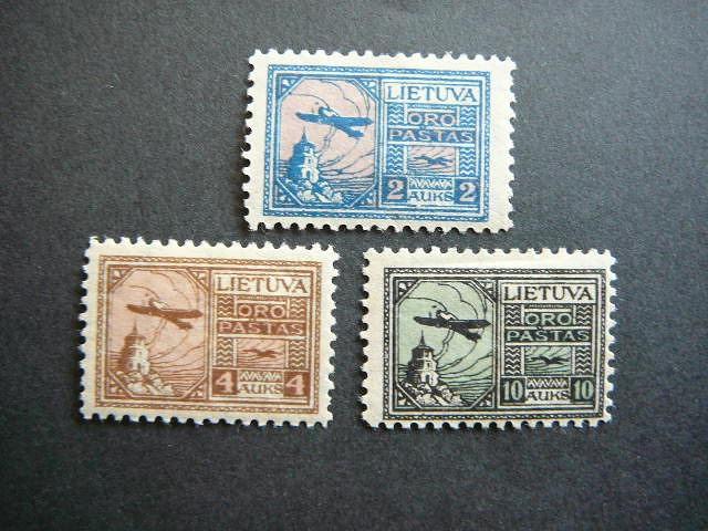 Lietuva 1922 121/3 Oro pastas svarus MLH