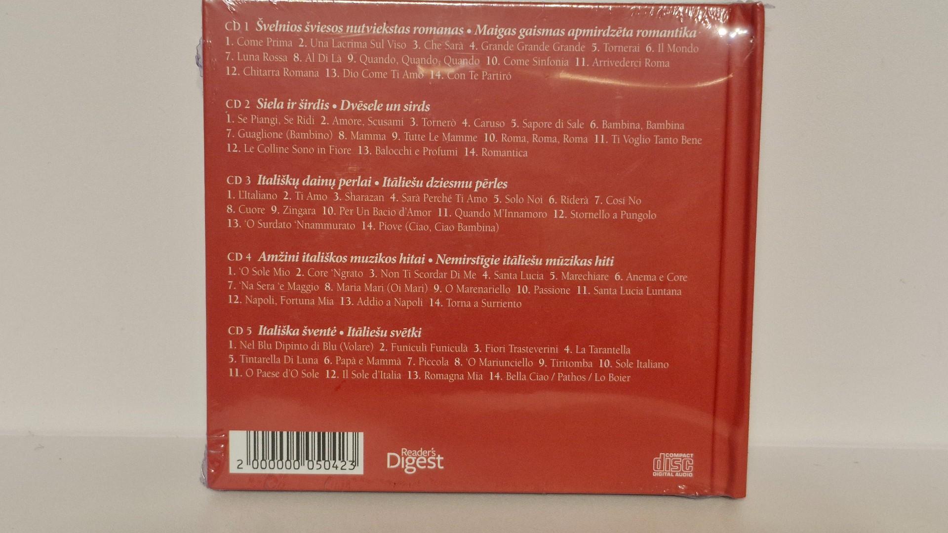 Originalus 5cd audio knygutė Benvenuti in Italia!