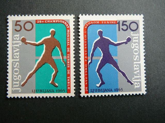 Jugoslavija 1965 Stalo tenisas Sportas Mnh