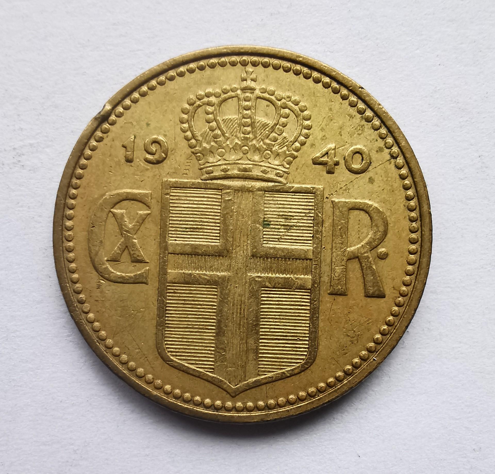 Islandija 1 krona 1940