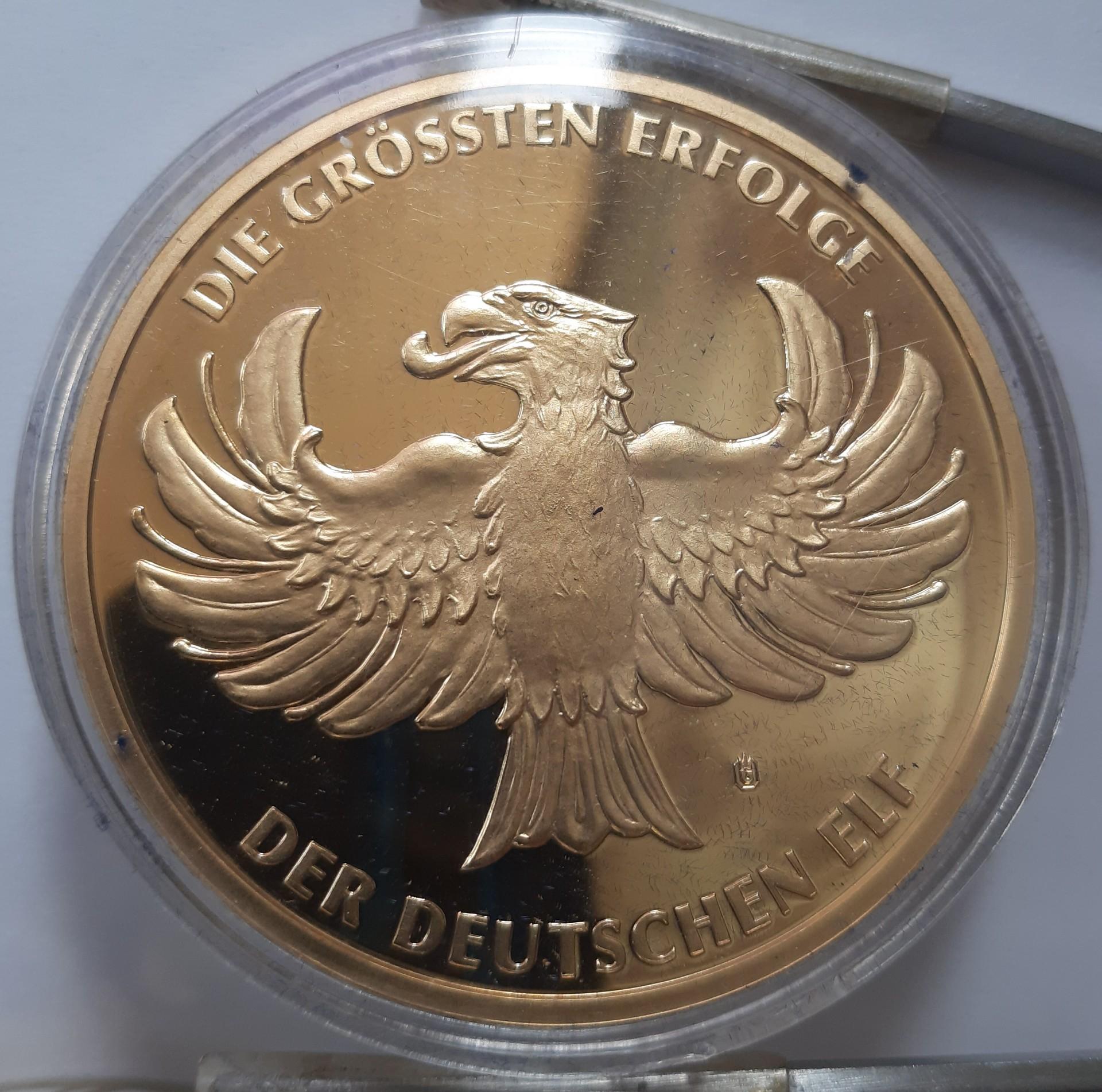 Vokietija Europos Čempionė 1996 Proff Medalis (7750)