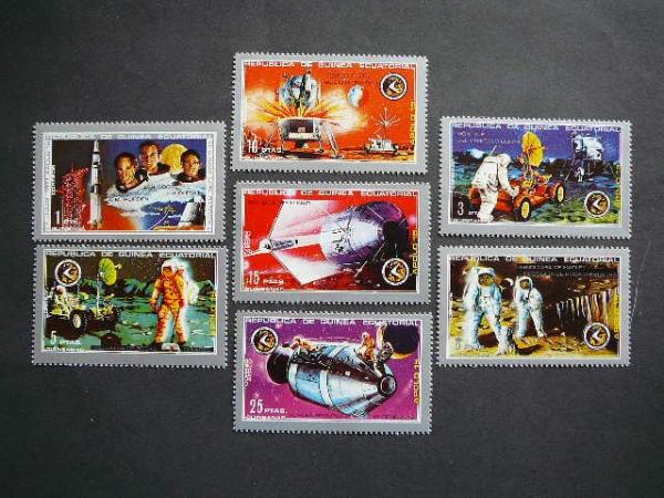 Ekvatoriaus Gvin. Kosmosas Apollo15 MNH #