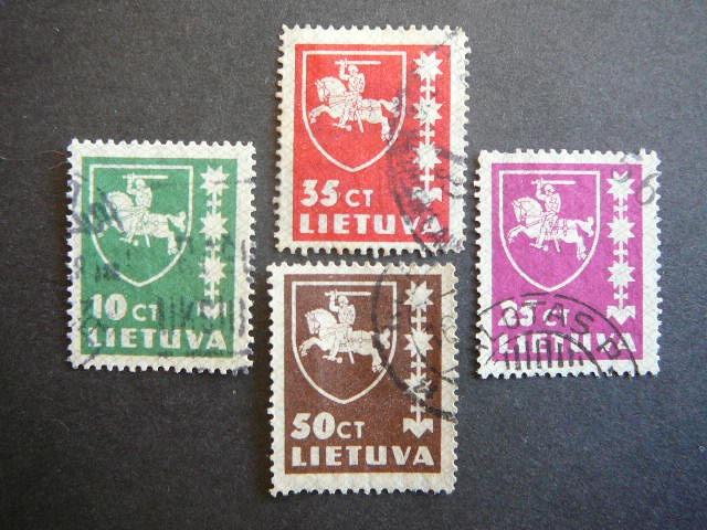 Lietuva 1937 413/6 Standartai antsp.